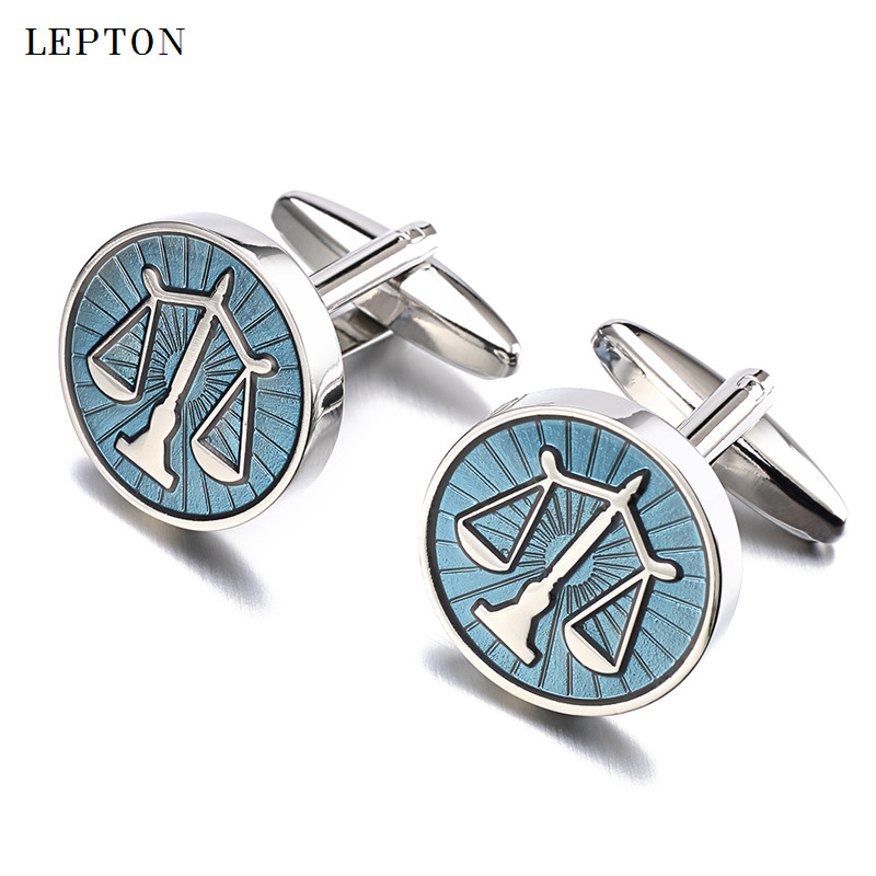High-end exquisite balance scale cufflinks men's French shirt fun business Foreign trade cufflinks wholesale