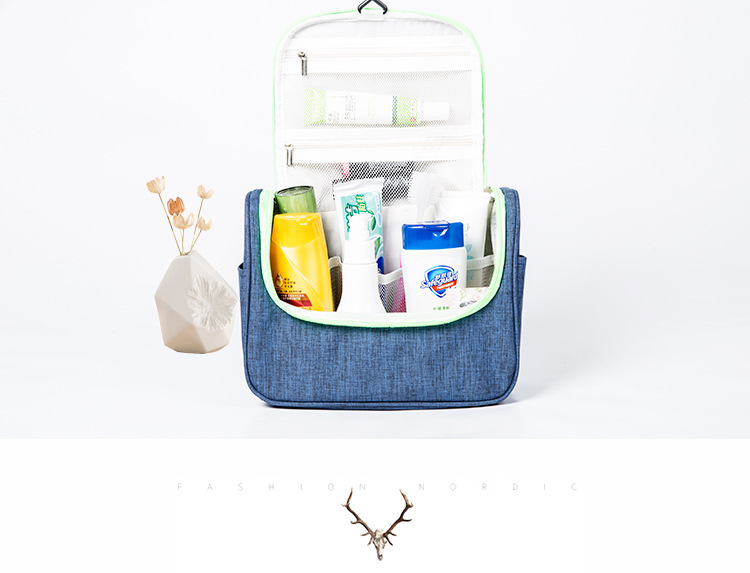 607g Weight Storage Bag Storage & Cleaning Polyester Material Solid Color Pattern Simple Style Style Red Color Simple Travel Large Capacity Cosmetic Bag Wholesale Nihaojewelry 7