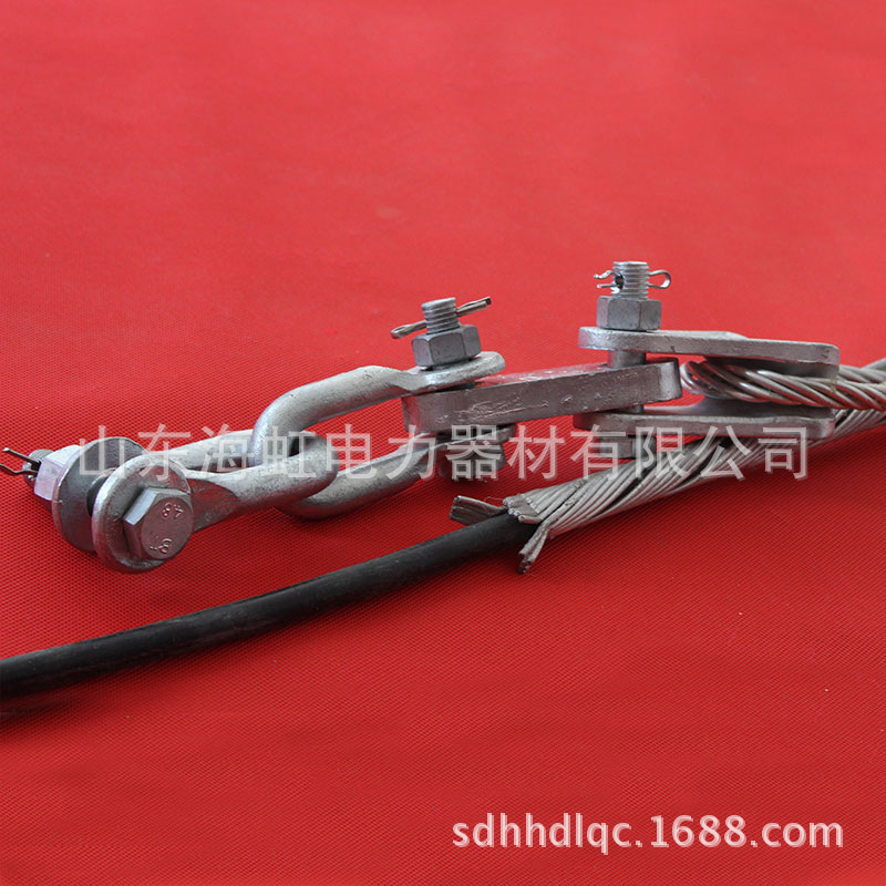 光缆金具厂家 预绞丝金具耐张线夹 农网改造用小档距耐张串