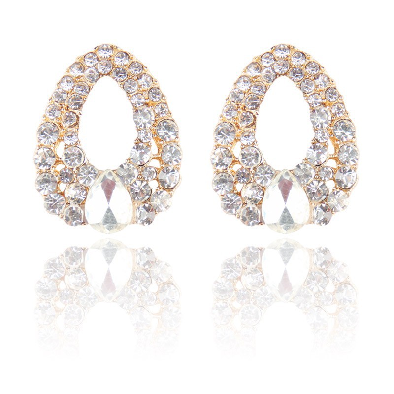 Fashion Water Drop Sapphire Multicolor Earrings Wholesale display picture 10