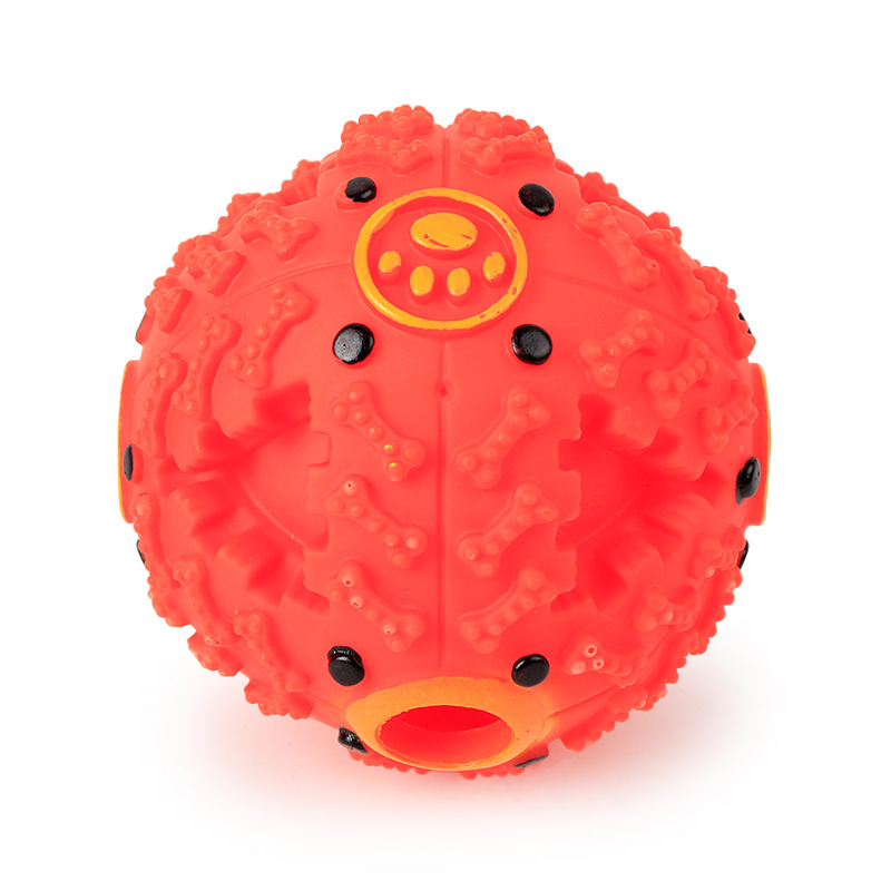 跨境批发 小号搪胶怪叫球漏食球 HAWOO中小型犬宠物用品狗狗玩具