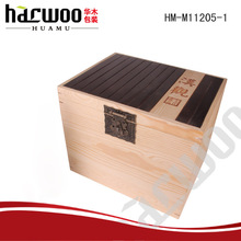 华木生产高档陶瓷木盒订做 木质茶具包装盒 正品骨瓷套装礼盒