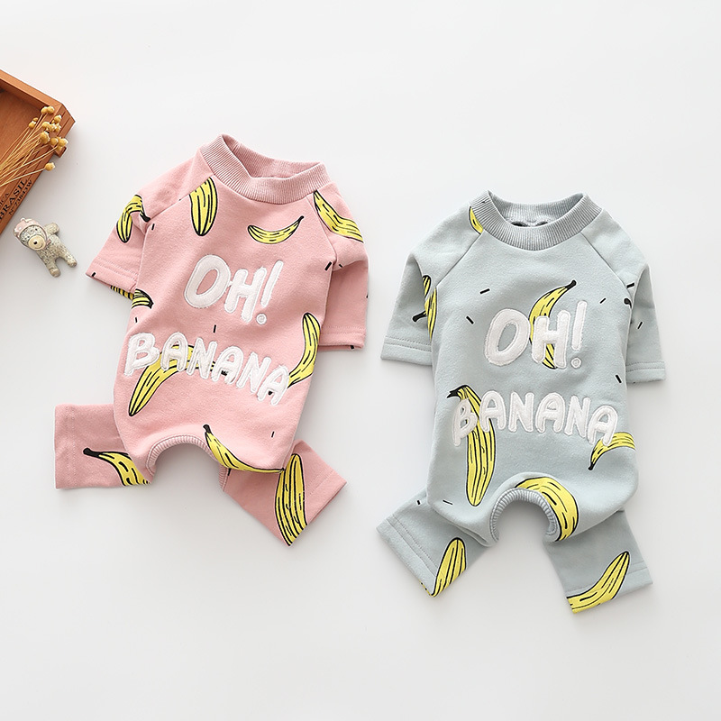 外贸代发秋冬新款狗狗衣服棉质弹力绒布四腿潮牌宠物服装厂家直供|ru