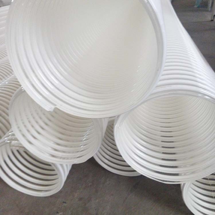 厂家防静电阻燃塑筋加强管食品级粉末颗粒吸排管150mm塑筋软管