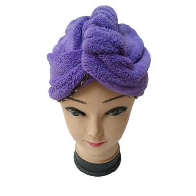 厂家直销韩版新款浴帽 珊瑚绒 超细纤维儿童成人干发帽 浴帽 毛巾|ms