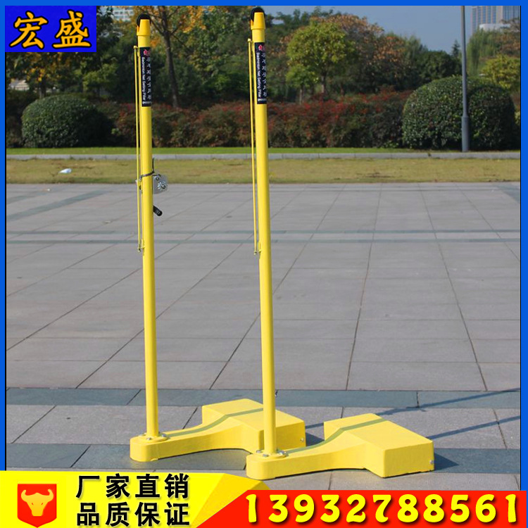 专业生产羽毛球网架移动式铸铁羽毛球柱羽毛球支架 一件代发|ms