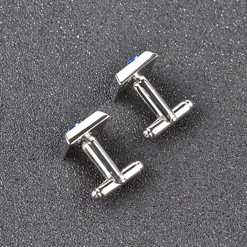 New Fashion Diamond Cufflinks display picture 4