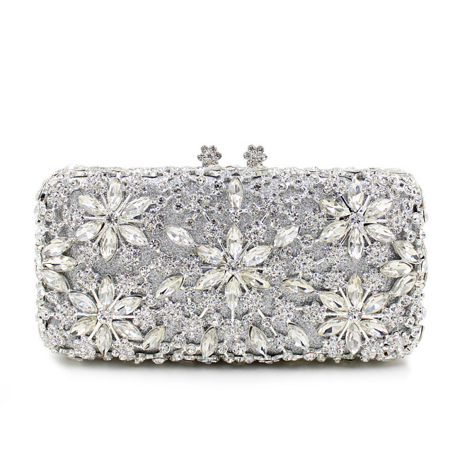 * BL002 bolsas de diamante de diamante de metal de cristal bolsa de cena de diamante de dama bolsa de mano bolsa de diamante de novia negro