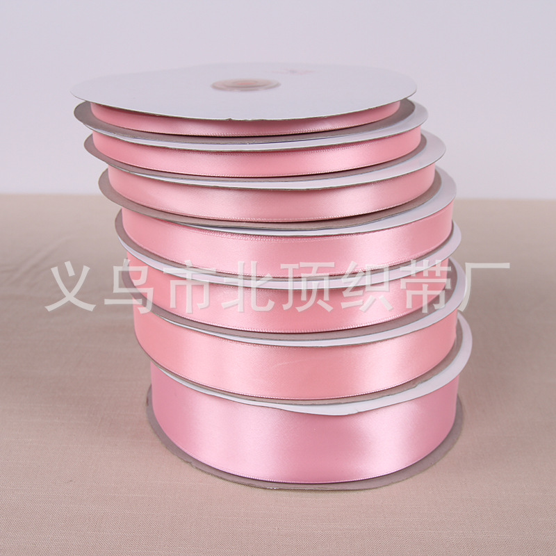 Venta al por mayor de alta densidad cinta de satén cinta de poliéster DIY hecho a mano arco cinta flor cinta caja de regalo cinta de embalaje