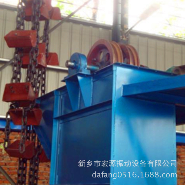 混凝土提升机 石/沙子垂直上料输送 环链斗式 耐磨竖向给料 环保