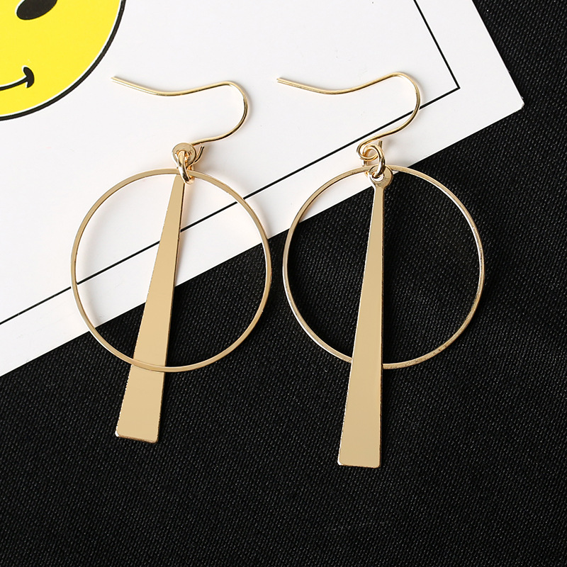 Fashion Geometric Plating Alloy No Inlaid Earrings display picture 11