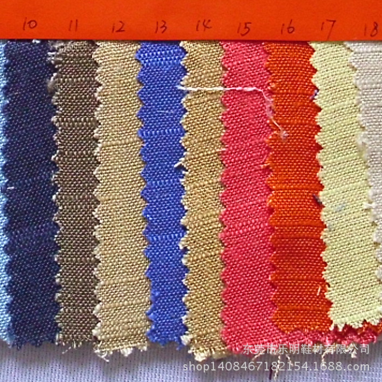 FB019支持网购混批竹节麻布色布工艺品鞋材布料