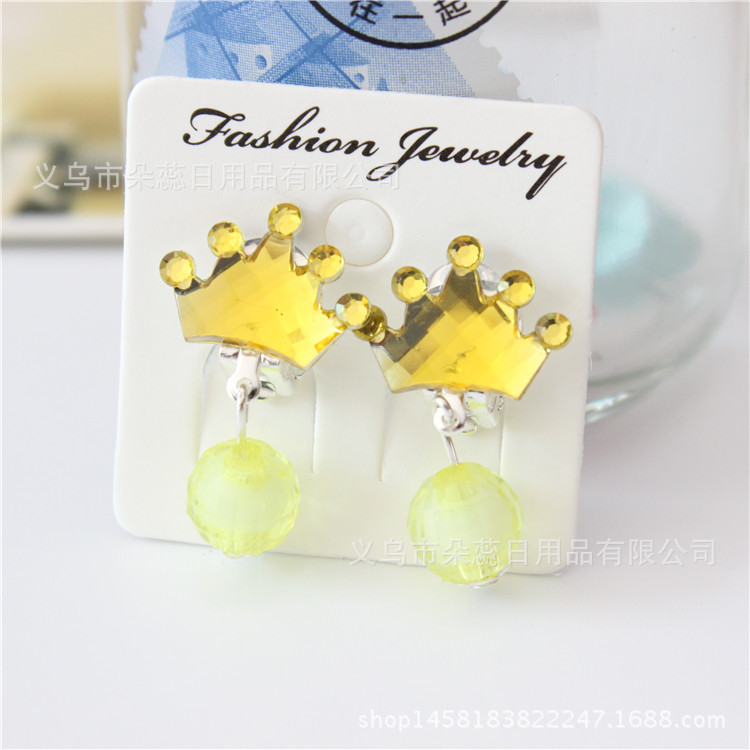 Cartoon Style Heart Shape Flower Arylic Handmade Kid's Drop Earrings 1 Pair display picture 22