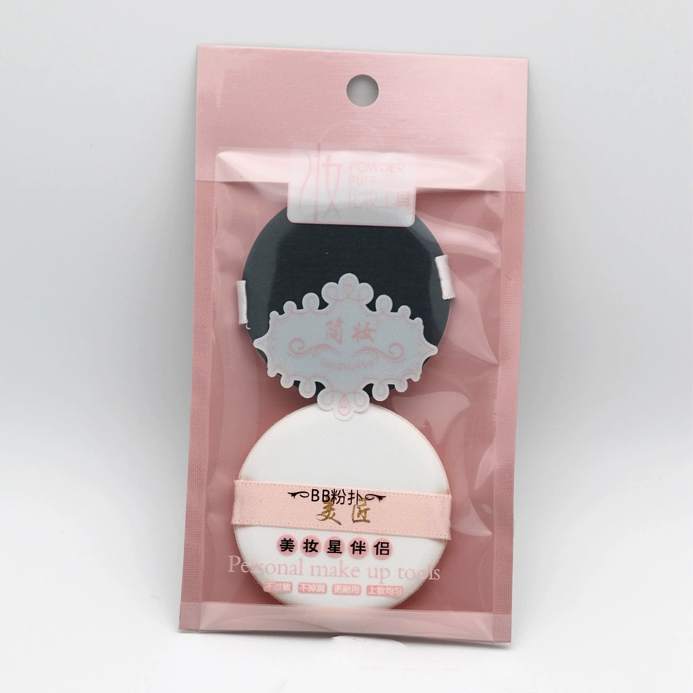 BB cushion puff sponge set, round applicator (1–2 pieces), soft makeup blending pad
