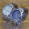 Factory spot supply@工 工 PRC fake three -eyed sports quartz Youkang steel belt watch 802