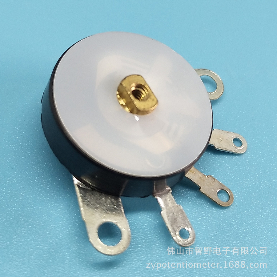 供应RV16旋转带开关电位器 可调电阻 B10K B50K 碳膜电位器