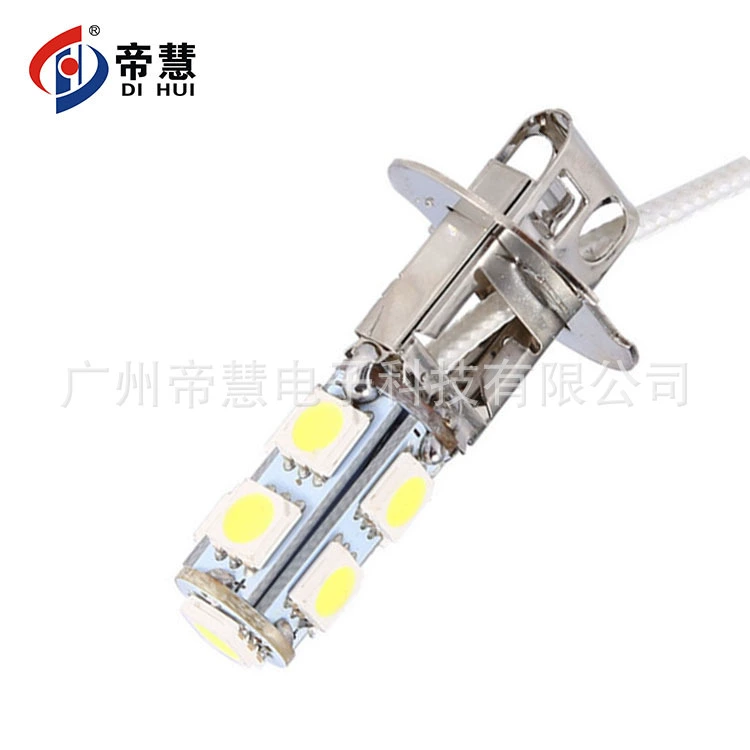 Фабрика прямые поставки автомобиля светодиодные противотуманные фары H1/H3 5050 9SMD яркие передние Противотуманные фары лампы H3 противотуманные лампы