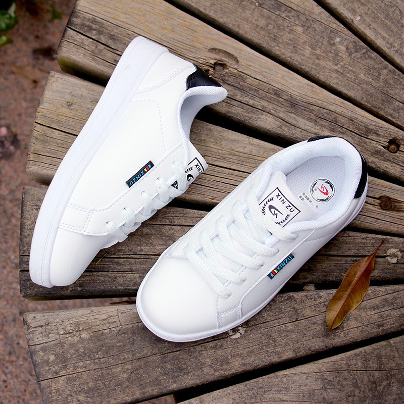 童鞋批发2017春秋新款儿童休闲鞋白色板鞋学生演出鞋一件代发|ru