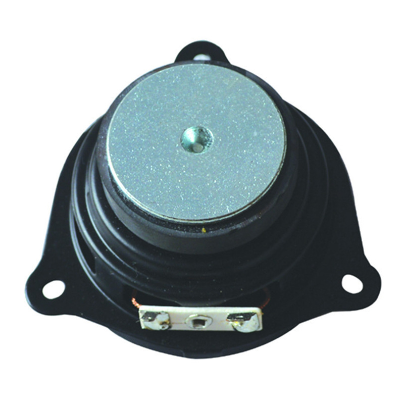 LS66W-12-R8 8欧10瓦2.5寸圆形三孔橡胶边纸盆外磁88dB扬声器8.9V
