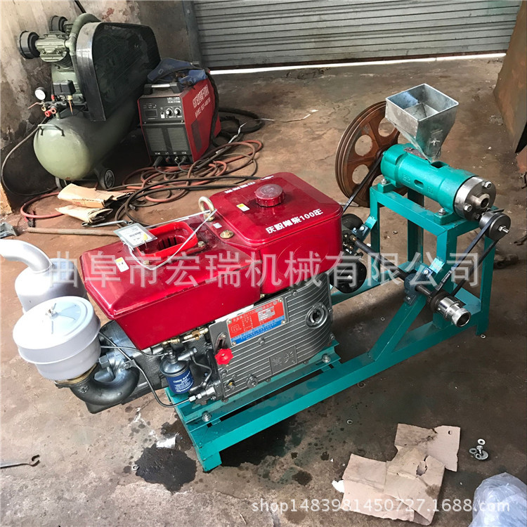 功能三号机弯管膨化机 空心棒食品膨化机 大米膨化机