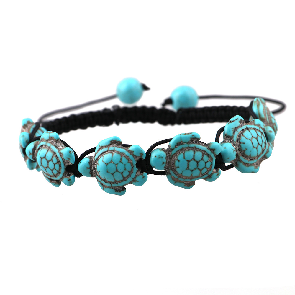 Rétro Animal Turquoise Tresser Bracelets display picture 2