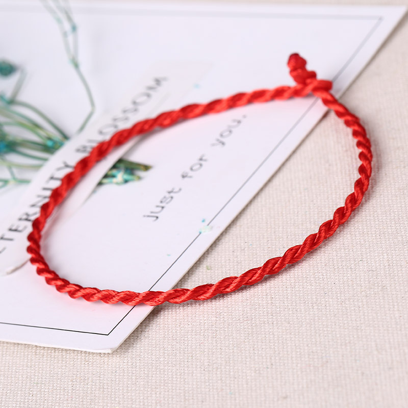 Bracelet en Corde rouge - Ref 3446596 Image 32