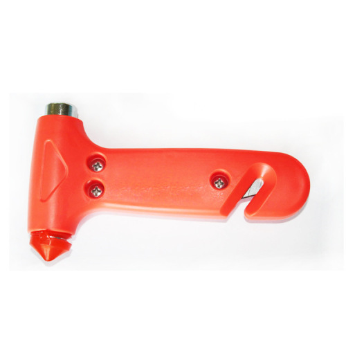 Safety hammer for automobiles, escape hammer, pointed life-saving hammer, multifunctional two-in-one emergency window breaker with cutter and rope device