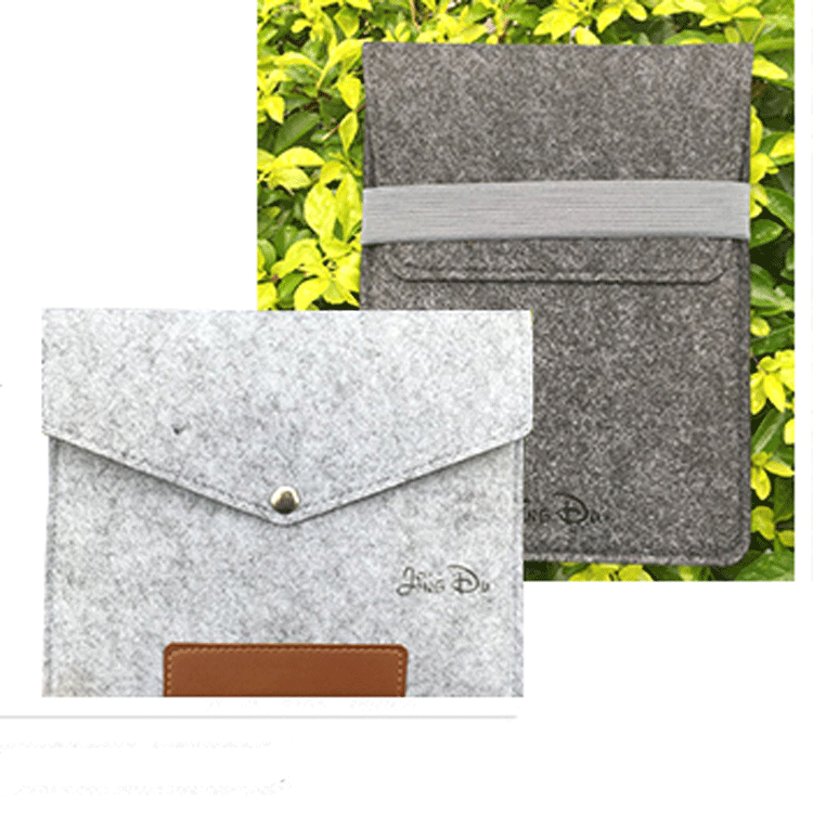 厂家供应毛毡包 英伦风毛毡平板电脑包 批发手拿毛毡电脑保护套