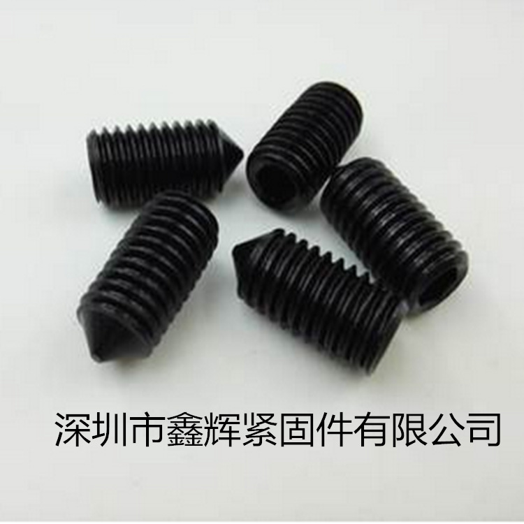 促销DIN914 12.9级尖端机米螺丝内六角尖端紧定无头螺钉M8