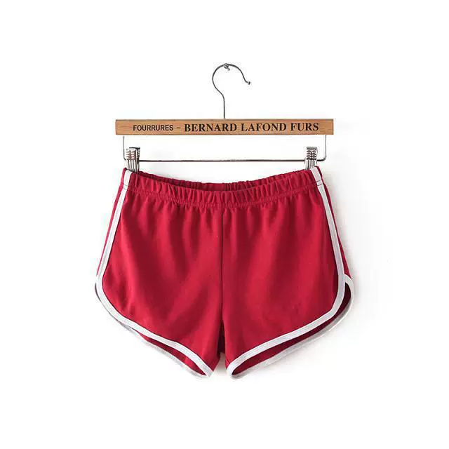 Sports Shorts Korean Style — Women's Summer Yoga & Gym Shorts, One Size, Stretch Waist