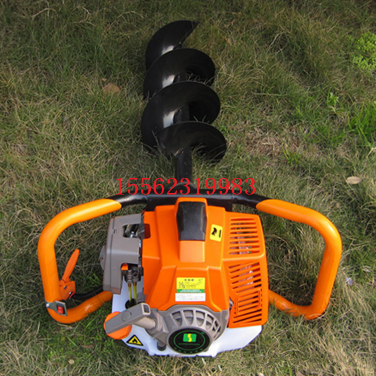 小型园林种树打眼机 高效栽树挖坑机 种植打桩机价格