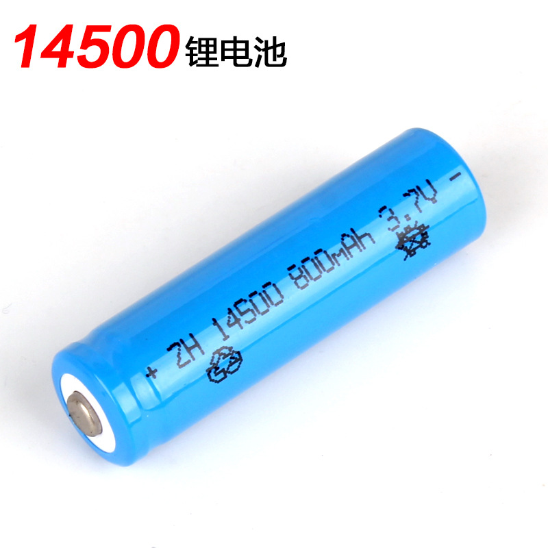 Flashlight Battery 14500 Rechargeable lithium battery 5 AA 800 Ma 3.7V Flashlight Dedicated