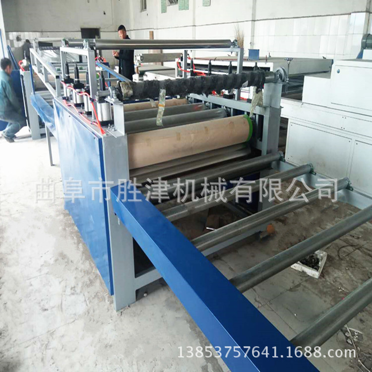 大板贴纸机墙板塑料板热转印机漯河热转印机变频调速大型装饰板覆膜机