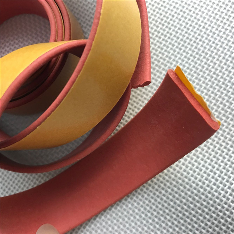 自粘发泡条 硅胶自粘胶条 防水耐温性好 密封隔水