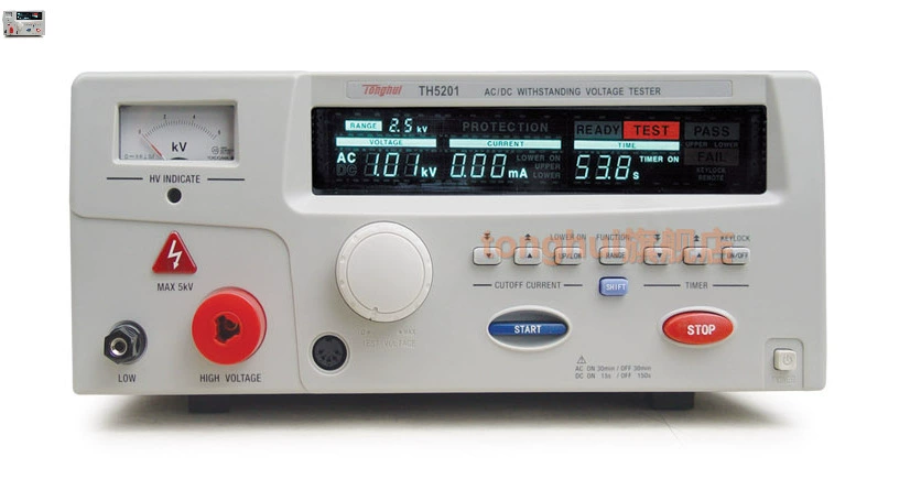 Changzhou Tonghui TH5201/TH5201A/TH5201B Инструмент для тестирования выдерживаемого напряжения переменного/постоянного тока