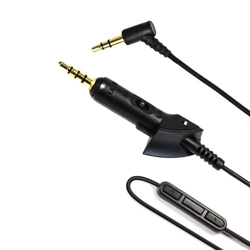 Suitable for Dr. QC15 QC2 headphone cable, in-line control cable, audio cable connection cable, dual 3.5mm head AUX cable