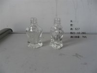 批发玻璃瓶 圆形指甲油瓶子 5ml玻璃指甲油空瓶   15ml指甲油瓶