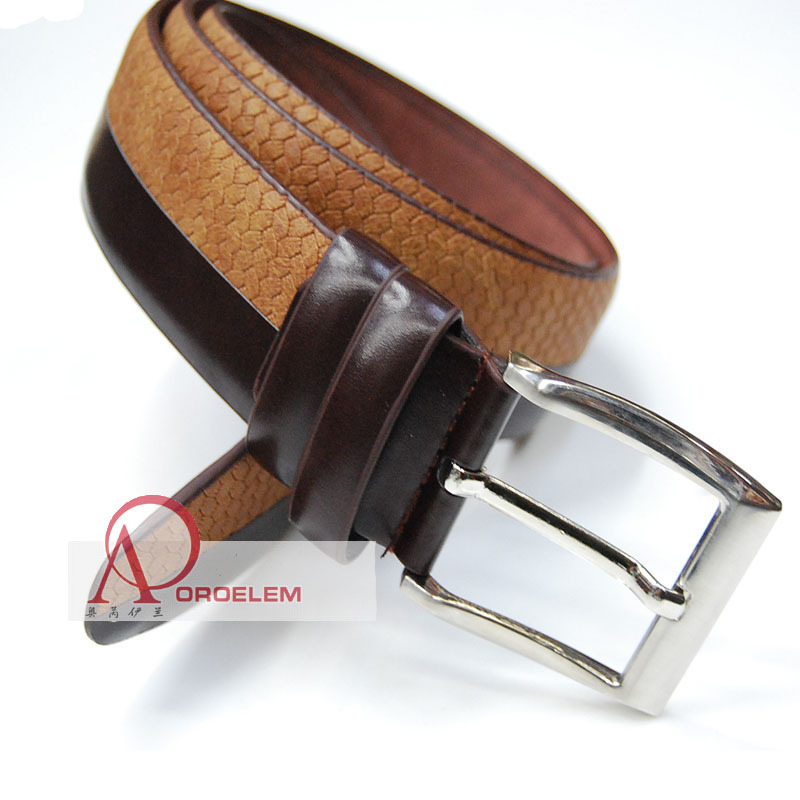 Men's Casual Personality Belt Business Imitation Leather Men's Belt Belt Factory N33 Specification drawing