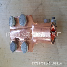 厂家直销铜设备线夹佛手线夹SBT-M12铜抱杆线夹变压器专用线夹