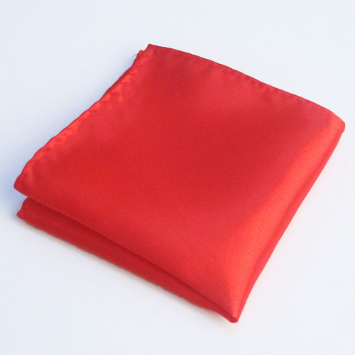 Men's suit shirt pocket scarf multi-color wedding banquet business solid color small square scarf chest scarf manufacturer wholesale