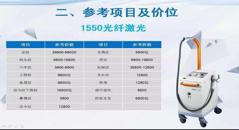 1550神光祛皱王 抗衰祛皱祛妊娠纹 光纤皮秒1550