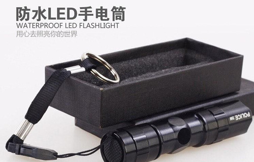 Factory direct sales mini flashlight LED children's flashlight aluminum alloy hand light household emergency portable outdoor lighting