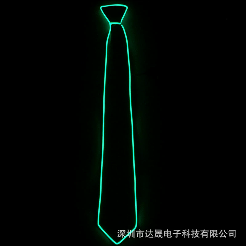 Галстук-бабочка DAISON DST002 LED светящийся галстук, холодный свет EL, 10 цветов для карнавала и Хэллоуина