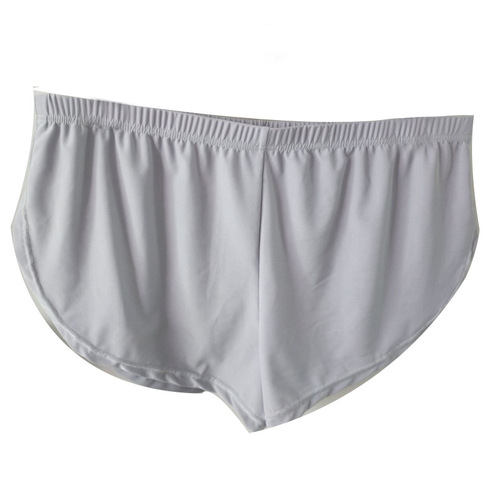 Men's underwear sexy and fashionable ice silk slit men's Arrow shorts comfortable and casual one piece drop shipping