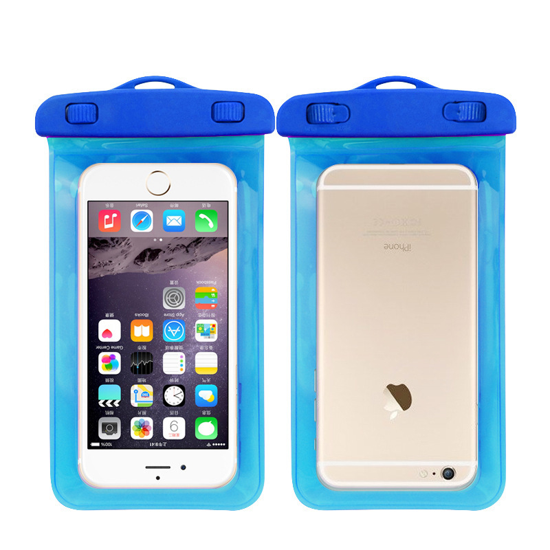 goods in stock PVC Mobile Waterproof Bag Outdoor waterproof bag i7 Mobile Waterproof Case Can be printed LOGO Waterproof bag