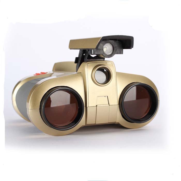 儿童夜视仪4X30双筒望远镜带灯绿膜night scope 调焦夜视望远镜