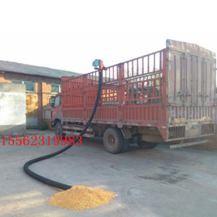 直销三轮车电动抽粮机 120管径软管吸粮机 厂家定制