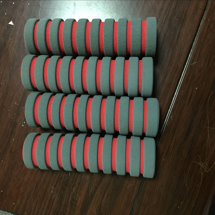 供应nbr橡塑发泡海绵手把护套 单色磨砂健身器材手柄套批发