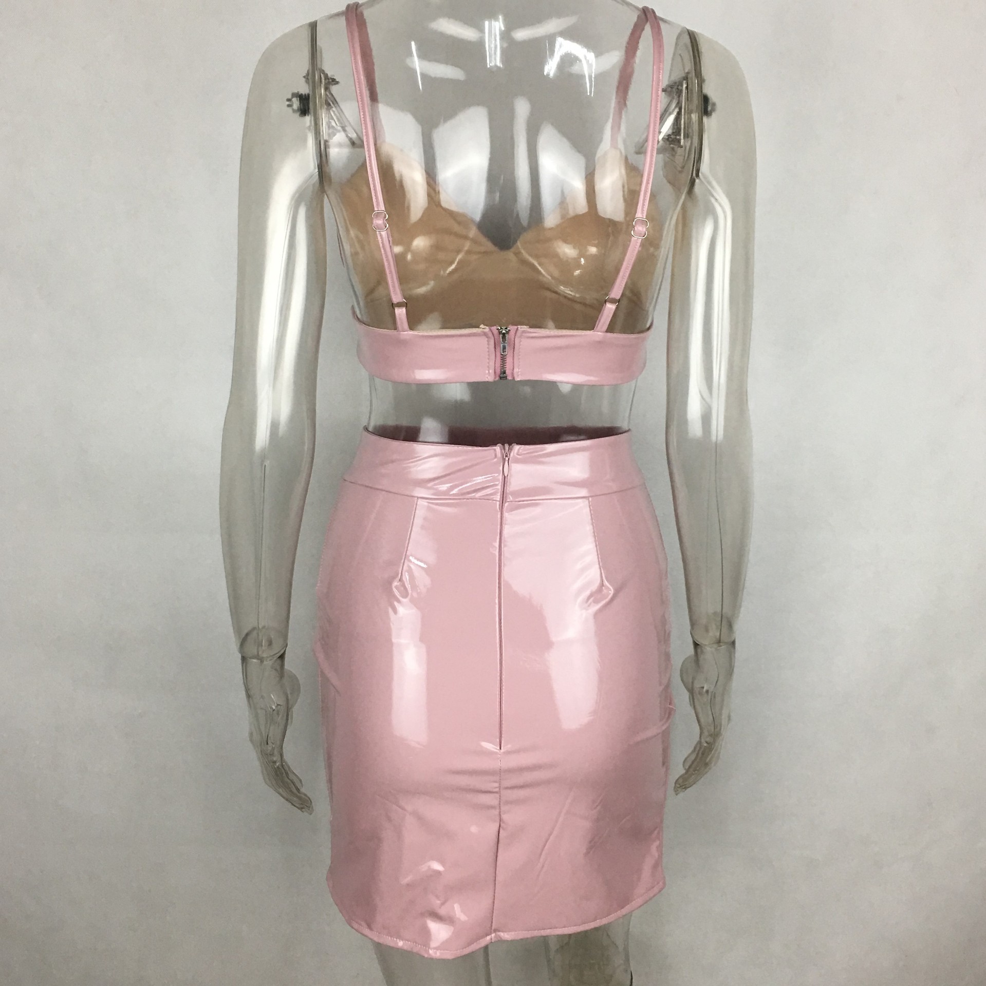 Costume femme OISEAU ROSE en Cuir PU - Ref 3333807 Image 24