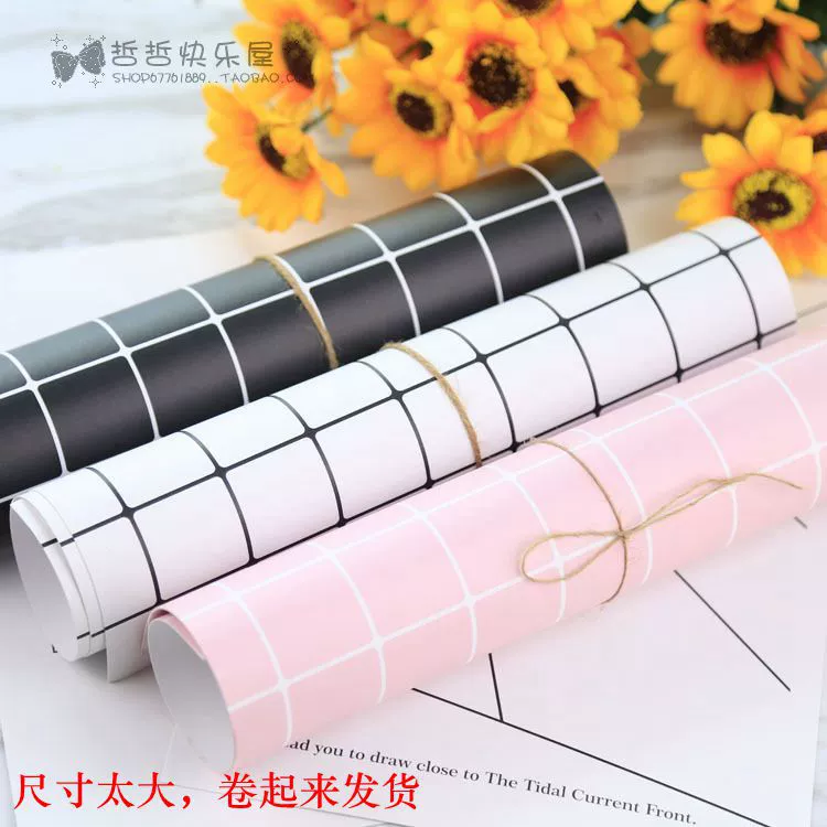 Шикарный стиль ins японский и корейский стиль большой сетки фон бумага еда съемки реквизит большой размер фон карты